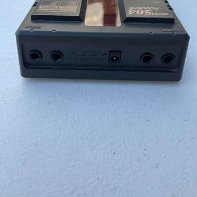 Zoom 504 Acoustic Compact Multi Effects Processor Vintage Guitar Effect Pedal image 5