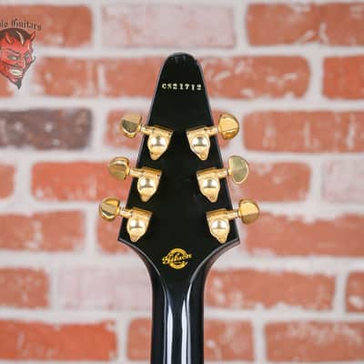 Gibson Custom Art & Historic Flying V Custom “One Of The Forty” Ebony 2002 w/Hard Shell Case image 10