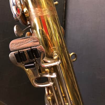 Buescher Tenorsaxofon Aristocrat Gold Saxophon Tenor USA image 6