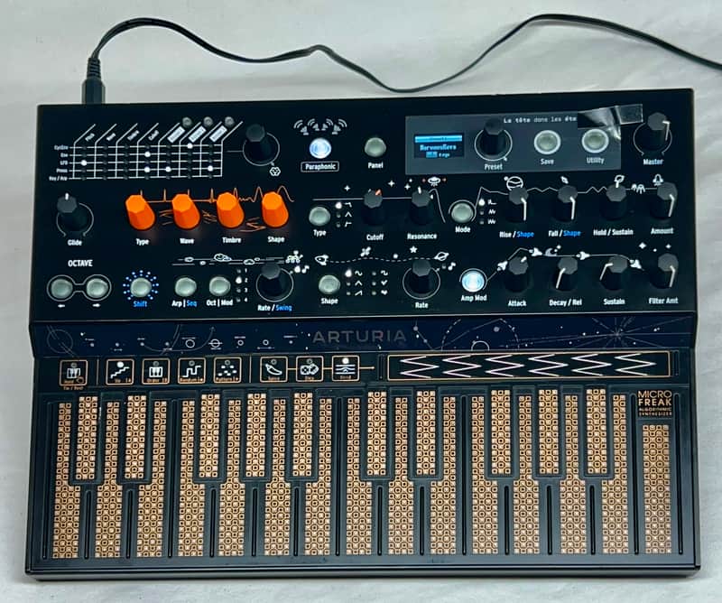 Arturia MicroFreak Stellar 25-Key Algorithmic Synthesizer 2025 - Black image 1