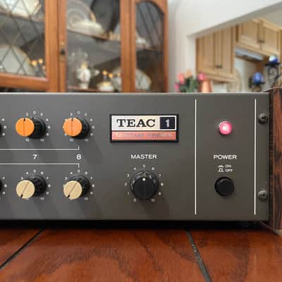 Tascam Model 1 70s vintage analog 8CH Summing Mixer Burr Brown Modded Power Supply RECAPPED 💫 image 3