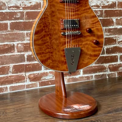 Grez Mendocino Custom, 2020 Quilted OG Redwood Top, Lollar Imperials 5lbs 3oz, NEW, Tortoise Bound Top & Back W/B/W Top of Body Purfling (Authorized Dealer) image 2
