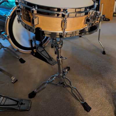 Pearl Signature Series 10-LUG Die Cast Hoops -John Jr Robinson 4x14" Maple Snare Drum image 4