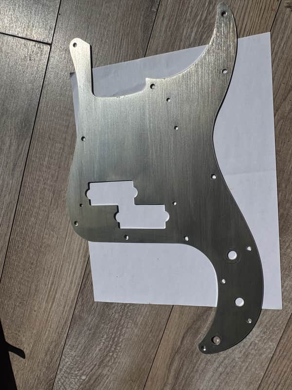62 Fender Precision USA 13 Hole pickguard pattern Relic / Aged Silver Aluminum 1962 64 71 image 1