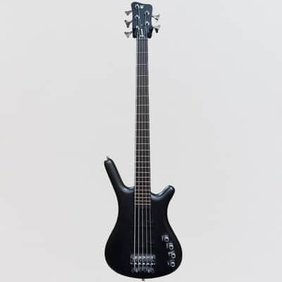 Warwick RockBass Corvette Basic 5 String Electric Bass Guitar - Nirvana Black image 9