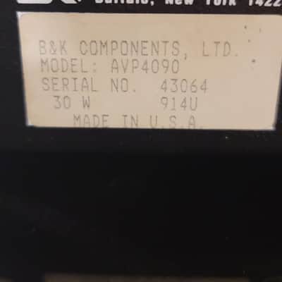 B&K AVP4090 PREAMP/PROCESSOR W/ ORIGINAL REMOTE image 6