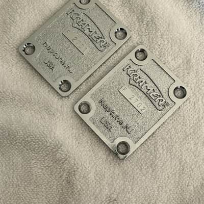 Kramer USA “F” Series Sequential Neck Plates 1986/87 - Chrome image 2
