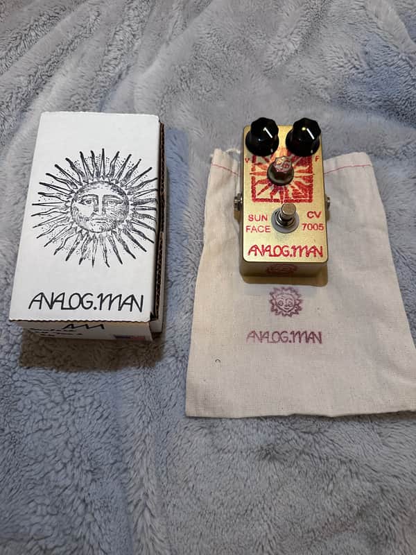 Analogman Sun Face Mullard CV7005 Germanium Fuzz with Sun Dial