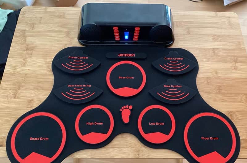 ammoon portable electronic drum kit Open Box Mint image 1