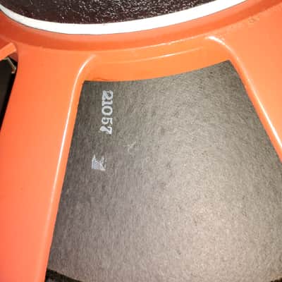 Vintage JBL Fender D130F 15", 8ohm, Speaker, Orange Basket and Label image 8