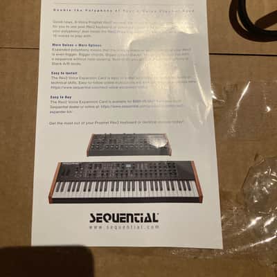 Sequential Prophet Rev2 61-Key 8-Voice Polyphonic Synthesizer 2018 - Present - Black with Wood Sides image 6
