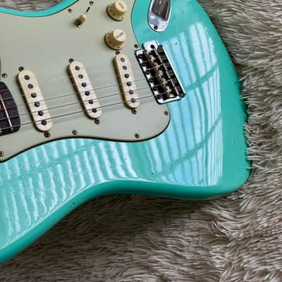Fender Custom Shop '59 Reissue Stratocaster Seafoam Green Electric Guitar image 23