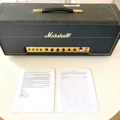 Marshall JMP Model 1987 50-Watt Head (1972) — Ex-Yngwie Malmsteen / Dave Sabo — Harry Kolbe Mod — Fully Documented Provenance image 2