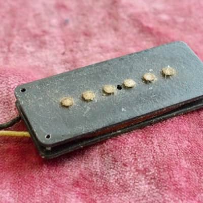 Vintage 1959 Fender PRE-CBS Jazzmaster Black Bobbin Pickup 1950's 1960's South Facing Magnet image 5