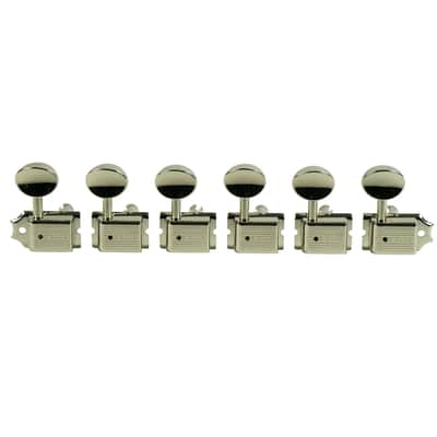 Kluson KD-6B-NM 6 In Line Deluxe Series Tuning Machines - Single Line image 1