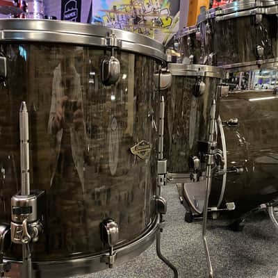 Tama Starclassic Walnut/Birch Limited Kit 2022 Gloss Charcoal Tamo Ash 5 piece drum set image 8