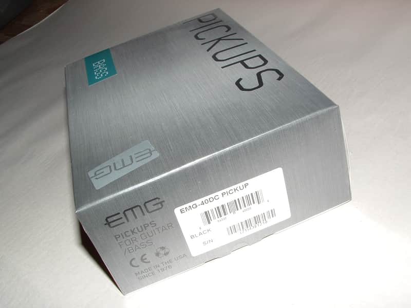 EMG 40DC Active Dual Coil Bass Pickup 5 String (Black)  New with Warranty image 1