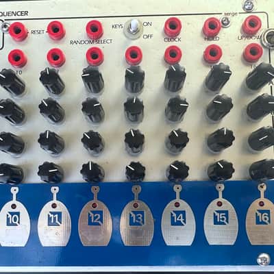 Serge Modular Blue TKB w/4-Panel Power Supply 1980's Vintage Rare image 7