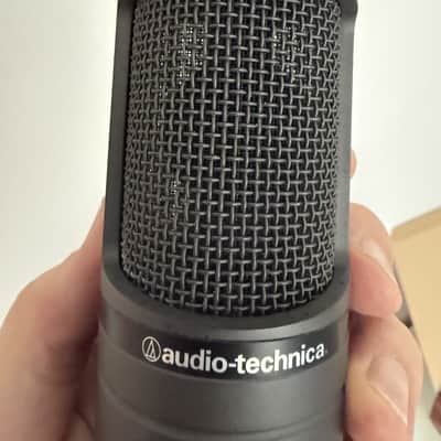 Audio-Technica AT2020 Large Diaphragm Cardioid Condenser Microphone 2010s - Black image 6