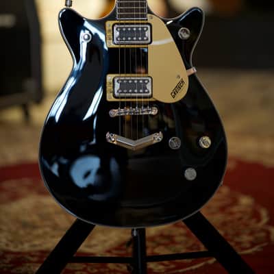 Gretsch G5222 Electromatic Double Jet BT with V-Stoptail 2022 - Present - Black image 2