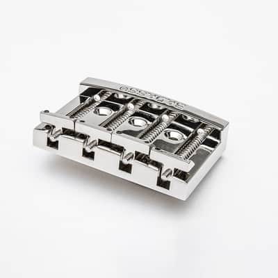 Leo Quan® Badass I™ Bass Bridge, 4 String-Chrome image 9