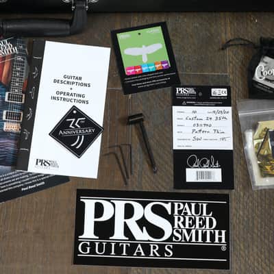 Minty! 2020 PRS 35th Anniversary Custom 24 Electric Guitar Green + OHSC image 2