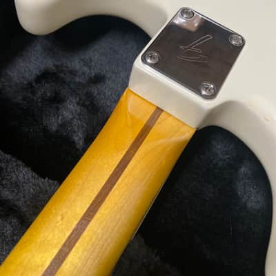Left Handed Lefty Stratocaster Buzzcaster StratBuzz 2024 - Aged Cream Musikraft MJT image 12