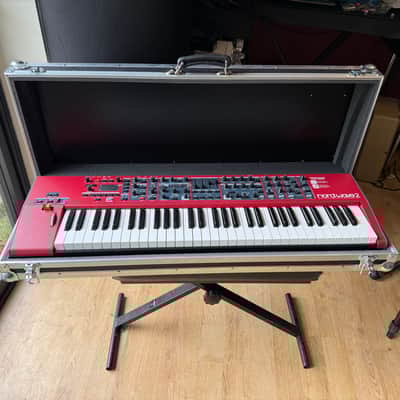 Nord Wave 2 61-Key 48-Voice Polyphonic Synthesizer 2022 Red