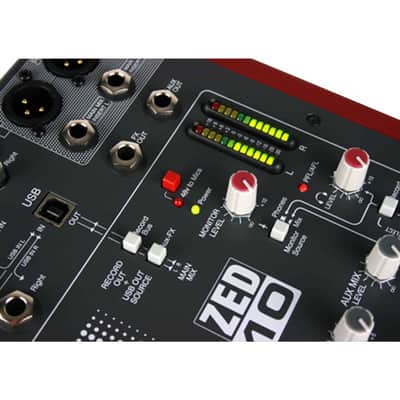 Allen & Heath ZED-10 Multipurpose Recording Mixer with Gear Bag image 11