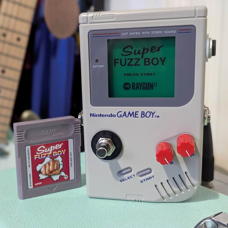 Raygun FX Gameboy Fuzz Pedal - Super Fuzz Boy Original GREY image 1