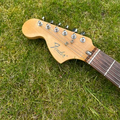 ‘85 Fender MIJ Strat Jimi Hendrix Lefty To Righty Conversion Olympic White Rosewood image 5