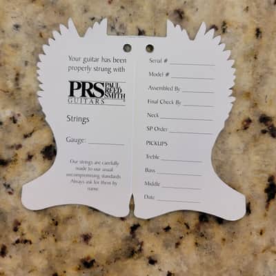 PRS Blank Hang Tag and Case Candy image 1