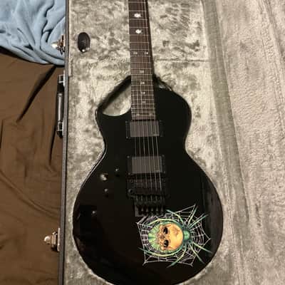ESP LTD KH-3 Kirk Hammett Signature Spider Left-Handed 2021 - Black with Spider Graphic image 1