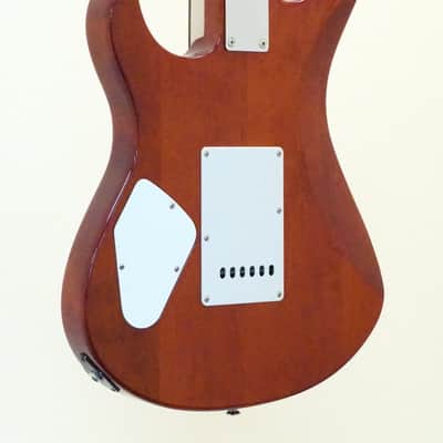 Yamaha PAC212VFM-CB Pacifica Flamed Maple Caramel Brown image 6