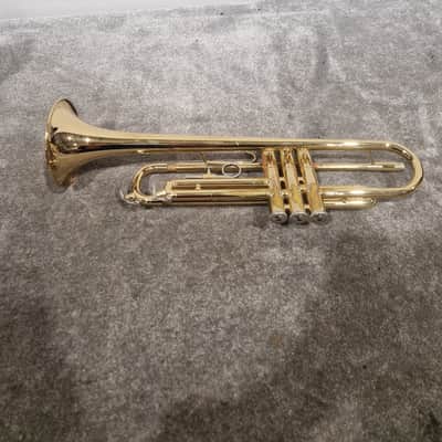 Elkhart Series 2 Vintage Brass Trumpet - Well-Preserved Craftsmanship - Good w/ Hard Case image 13