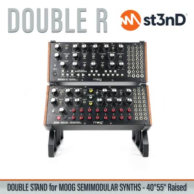 DOUBLE STAND for MOOG Semi-Modular Synths (40° and 55°) - Raised (by 75mm) image 7