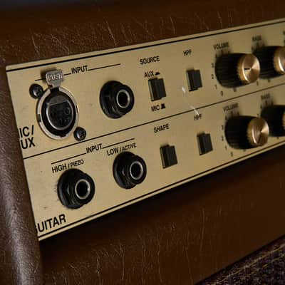 Roland AC-100 Acoustic Chorus 2-Channel 100-Watt 1x12" / 2x5" Acoustic Guitar Combo 1995 - 2004 - Brown image 8