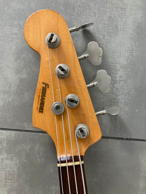 1982 Fernandes The Revival Jazz Bass RJB-75 '60 Japan nitro