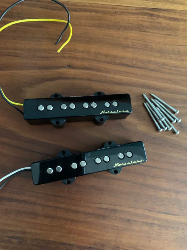 Fender Vintage Noiseless Jazz Bass Pickups 2000’s - Black image 1
