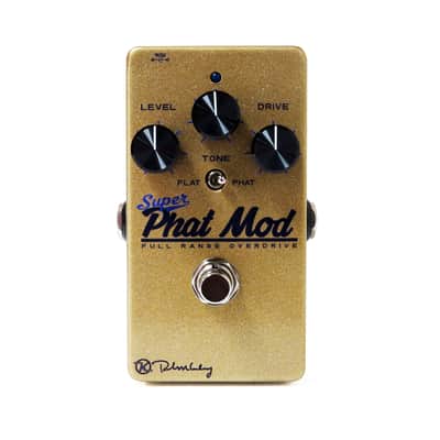 Keeley Super Phat Mod Full Range Overdrive Pedal, Gold (KPhat) image 1