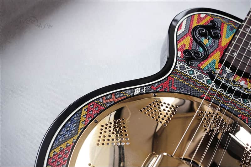 iVee Guitars #95 "electiReso" Ulos, Aluminum body Resonator Guitar image 1