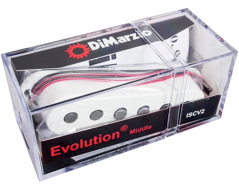 DiMarzio ISCV2W Steve Vai Evolution Middle Single Coil Pickup image 1