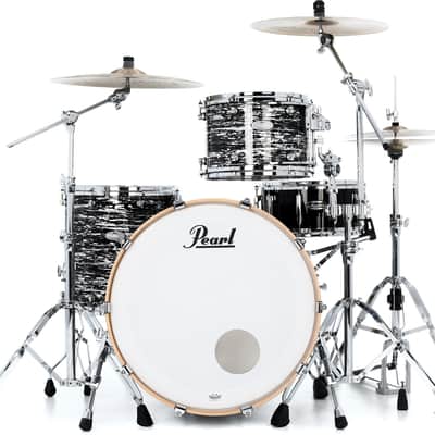 Pearl Music City Custom Reference One 3-piece Shell Pack - Black Oyster Glitter image 1