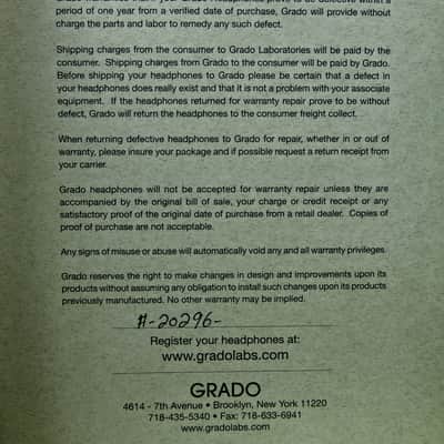 Grado Labs SR325e Open-Back Headphones image 6