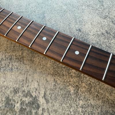 BMC Guitar 5AAAAA FLAME MAPLE Neck Strat® Stratocaster® 22 Fret Roasted With Rosewood Fingerboard Nitro Lacquer 9.5 Radius  STFRM5A #6 image 3