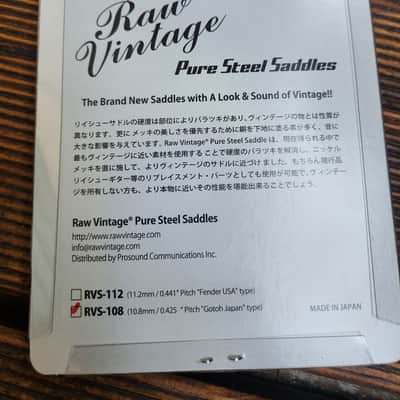 Raw Vintage RVS-108 Pure Steel Saddles image 2