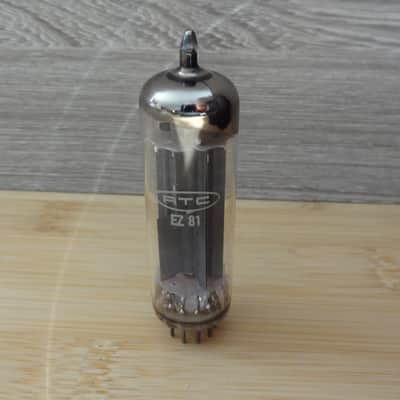 Rare  NOS  RTC EZ81 6ca4  super strong perfect balance. like Mullard , Philips for Vox AC15 AC10  Wem image 2