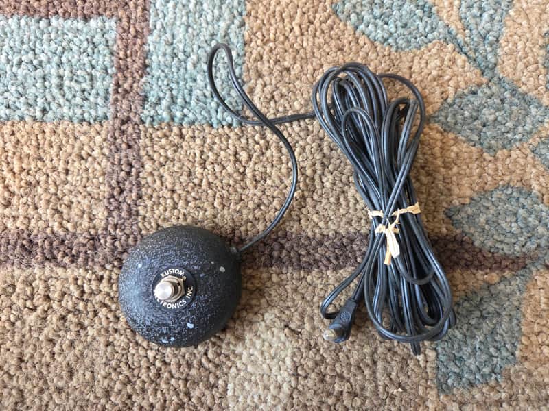 Vintage 1960's Kustom Single Button Amplifier Footswitch! image 1
