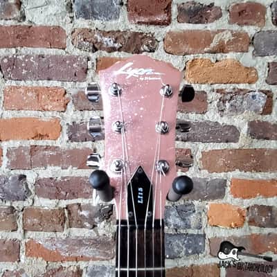 JAKE'd: Washburn Lyon Electric Guitar w/ Dragonfire Pickups (1990s - Pink Flake) image 4