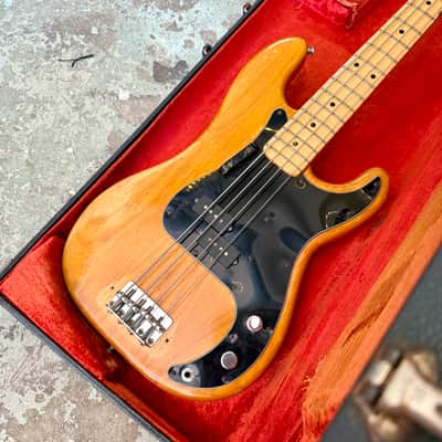 Fender Precision Bass 1977 - Natural  original vintage USA image 5